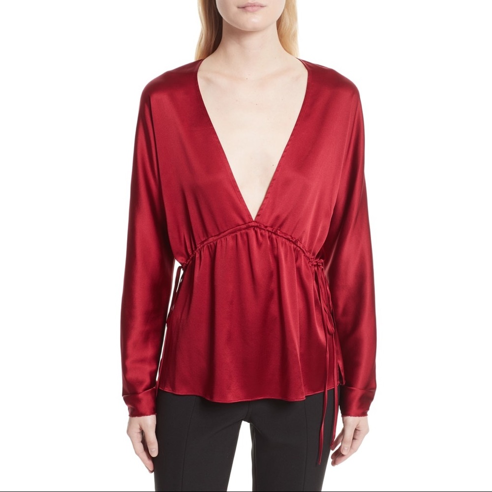 Elizabeth & James Ophelia Silk Blouse, Size Small